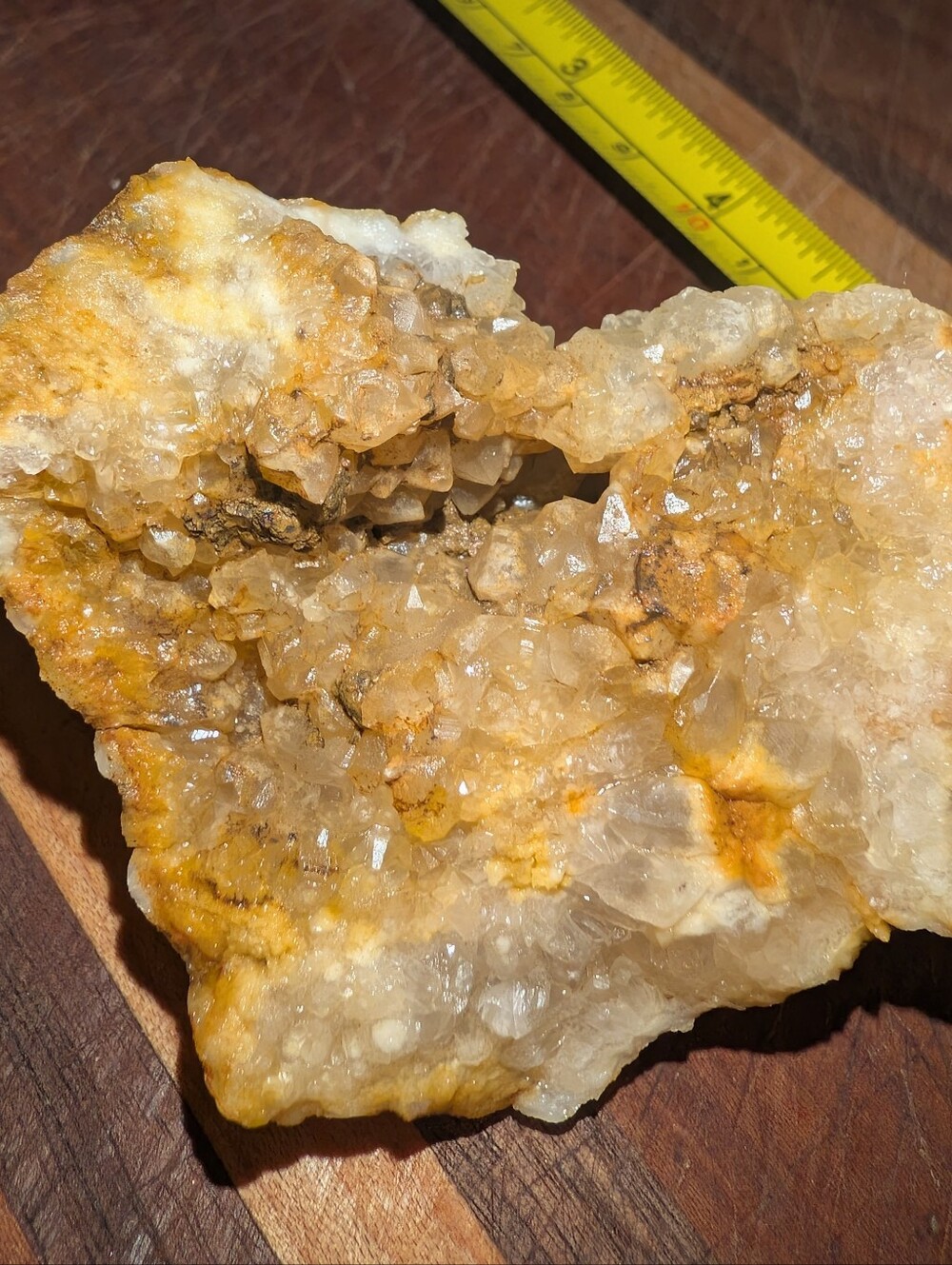 Natural Kentucky Quartz Geode – Cracked Open into 3 Pieces – Sparkling - Picture 7 of 16